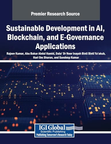 Immagine dell'editore per Sustainable Development in Ai, Blockchain, and E-governance Applications venduto da Ria Christie Collections