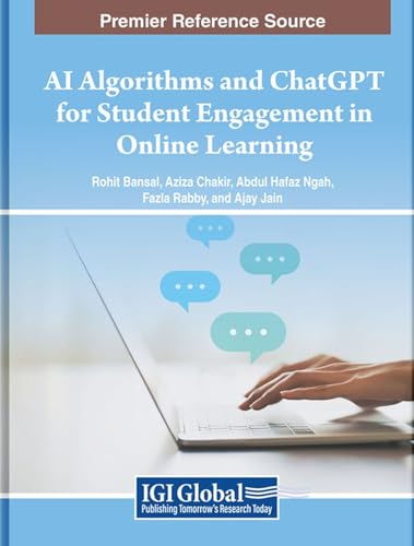Beispielbild fr AI Algorithms and ChatGPT for Student Engagement in Online Learning zum Verkauf von Ria Christie Collections