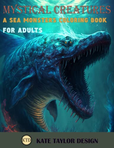 Imagen de archivo de Mystical Creatures: A Sea Monsters Coloring Book for Adults: A Journey Through the Ocean's Secrets a la venta por GreatBookPrices