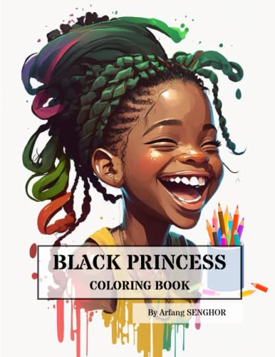 Stock image for Black Princess Coloring Book for sale by PBShop.store US