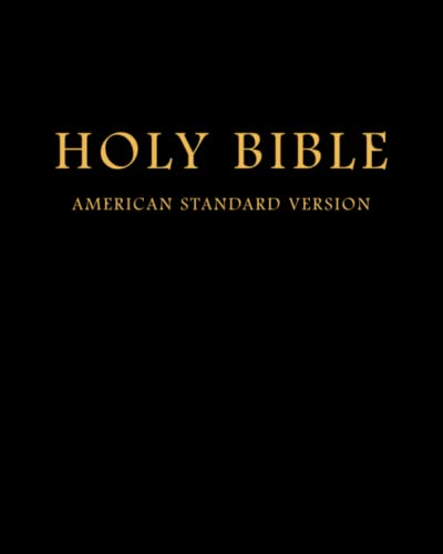 Stock image for ASV Holy Bible Old and new Testament, Comfort Standard Print, Paperback Edition - American Standard Version, Black Matte Cover, Double-column format for sale by Omega