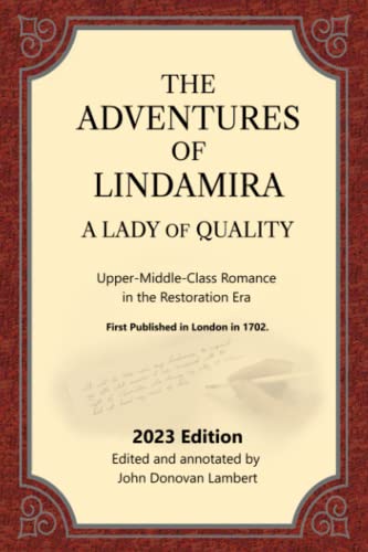 Stock image for The Adventures of Lindamira, A Lady of Quality for sale by PBShop.store US