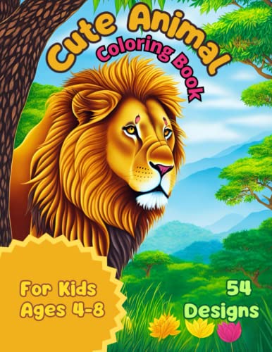 Stock image for Cute Animal Coloring Book for Kids Ages 4-8 for sale by PBShop.store US