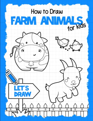 Imagen de archivo de How To Draw Farm Animals For Kids a la venta por PBShop.store US