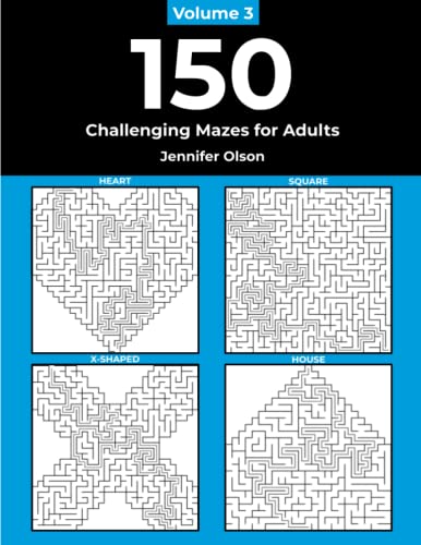 Stock image for 150 Challenging Mazes for Adults for sale by PBShop.store US