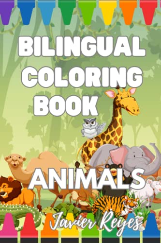9798391211150: Bilingual Coloring Book - Animales