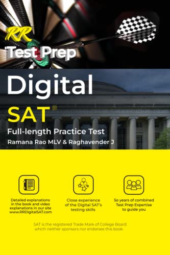 Beispielbild fr RR Test Prep Digital SAT : Full-Length Practice Test zum Verkauf von Better World Books