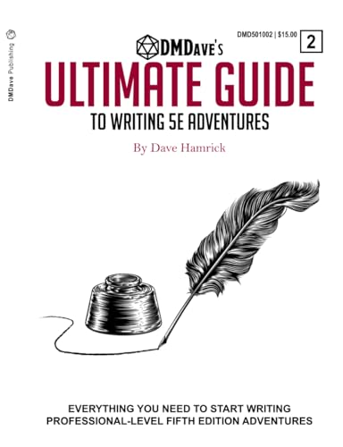 Beispielbild fr DMDave's Ultimate Guide to Writing Fifth Edition Adventures zum Verkauf von Ria Christie Collections