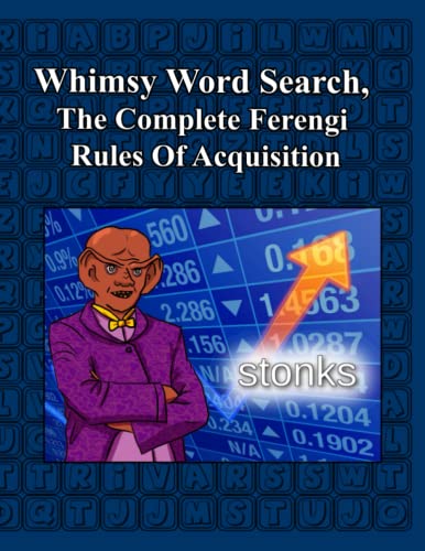 Beispielbild fr Whimsy Word Search, The Complete Ferengi Rules Of Acquisition zum Verkauf von HPB-Ruby