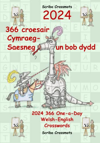 Beispielbild fr 2024 366 Croesair Cymraeg-Saesneg Un Bob Dydd / One-a-Day Welsh-English Crosswords zum Verkauf von PBShop.store UK