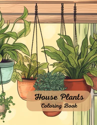 Stock image for House Plants Coloring Book for sale by PBShop.store US