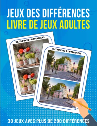 Immagine dell'editore per Jeux Des Diffrences - Livre de Jeux Adultes: 30 Jeux Avec Plus De 200 Diffrences venduto da medimops