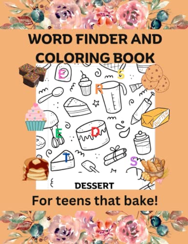 Stock image for Word finder and coloring book: For teen that bake for sale by California Books