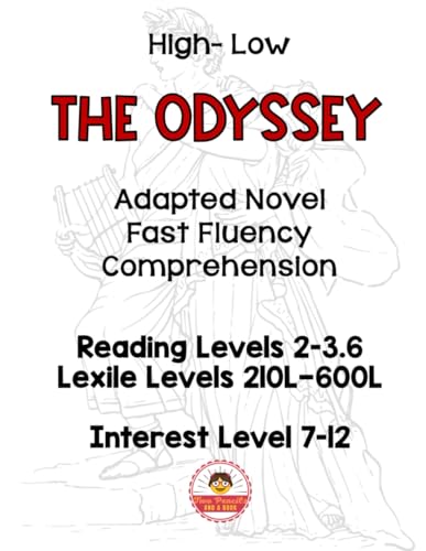 9798394850554: The Odyssey Adapted Novel High Interest Low Level Fast Fluency and Comprehension