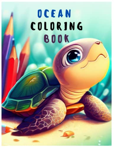 Stock image for Ocean Coloring Book: Dive into a World of Aquatic Wonder, For Kids for sale by GreatBookPrices