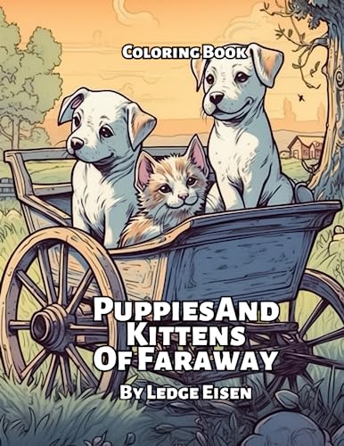 Stock image for Puppies And Kittens Of Faraway Coloring Book for sale by PBShop.store US
