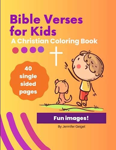 Imagen de archivo de Bible Verses for Kids: A Christian Coloring Book a la venta por GreatBookPrices