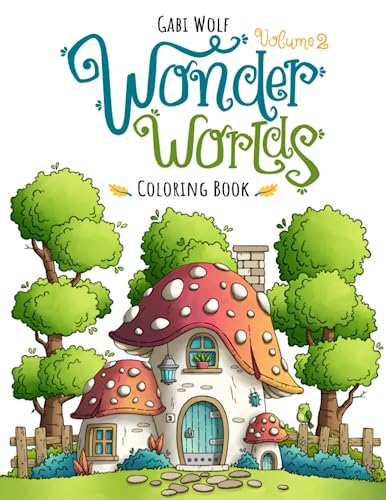 Stock image for Wonderworlds Volume 2: Magical illustrations for coloring for sale by Buchpark