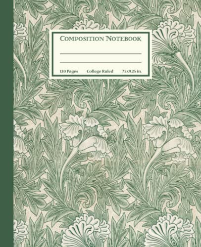 9798403541725: Composition Notebook: A Creative Writing Journal with Beautiful Vintage Victorian Cover Art, Chintz style, Decorative Arts, College Ruled 120 pages, Vol.01 (Victorian Collection)