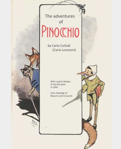 Beispielbild fr THE ADVENTURES OF PINOCCHIO: edition of 1898 the original zum Verkauf von Goodwill Books