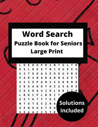 Immagine dell'editore per word search puzzle books for seniors large print: Keep your brain active funny word search adults Great puzzle book including all solutions. Many hour venduto da GreatBookPrices