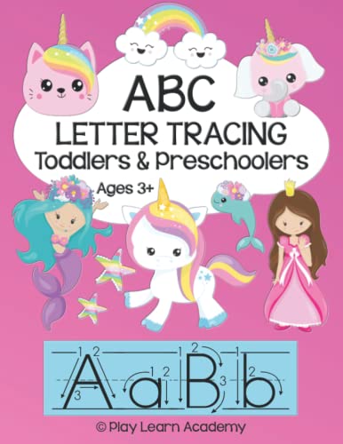 9798418381729: ABC Tracing for Toddlers and Preschoolers: Alphabet Letter Formation and Practice Workbook for Kids Ages 3 - 5 ~ Upper and Lower Case ~ Prep Book for Pre-K Early Education and Homeschooling