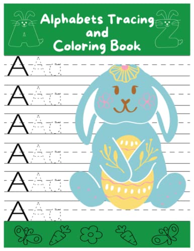 9798419566842: Alphabet Tracing and Coloring book: Handwriting Practice Learning and funny alphabet coloring book for kids