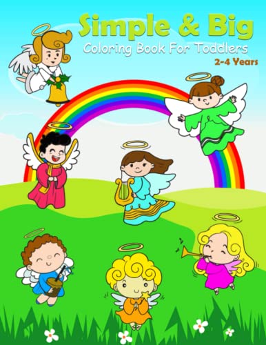 Stock image for Simple & Big Coloring Book For Toddlers 2-4 Years: My First Jumbo Colouring Book For 2 Year Old+ 50 Easy To Color Pictures With Extra Large And Clear Shapes for sale by Ria Christie Collections