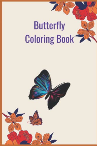 9798422354979: Butterfly Coloring Book: 2 (Butterfly Coloring Drawing Book)