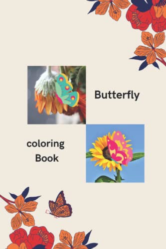 9798422365470: Butterfly Coloring Book: 3 (Butterfly Coloring Drawing Book)