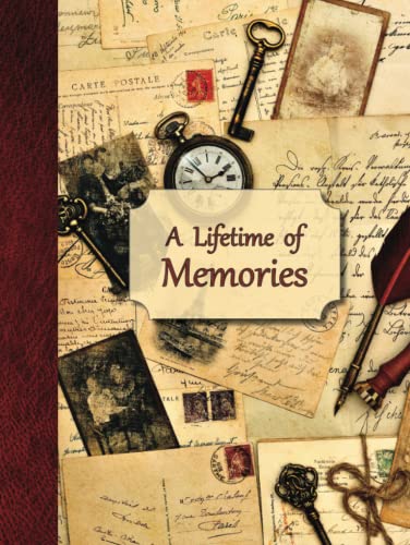Stock image for A Lifetime of Memories: A guided journal for your Grandma, Grandpa or parent to record their memories and life experiences for sale by Greener Books