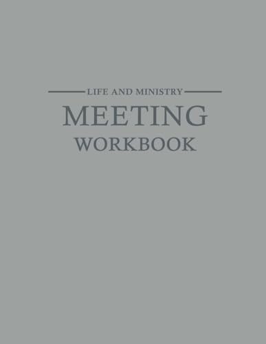 9798424212864: JW Meeting Workbook, Life and Ministry: JW Notebook 8,5x11 for the Life and Ministry Meeting of Jehovahs Witnesses | Make Notes of the Gems you find | Bible Study Gift