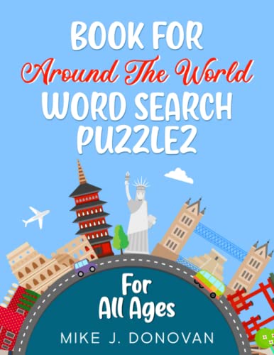 Imagen de archivo de Book For Around The World Word Search Puzzlez: For All Ages a la venta por Red's Corner LLC
