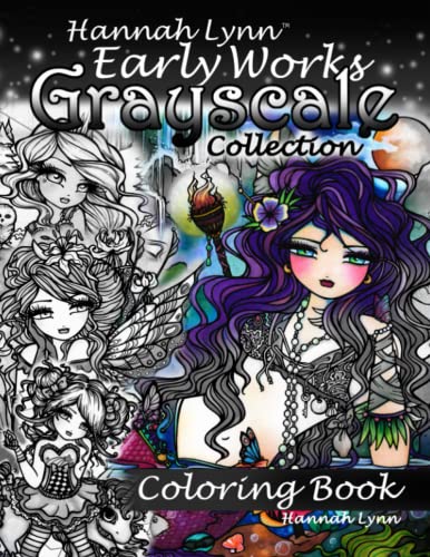 Stock image for Hannah Lynn Early Works Grayscale Collection Coloring Book for sale by HPB-Emerald