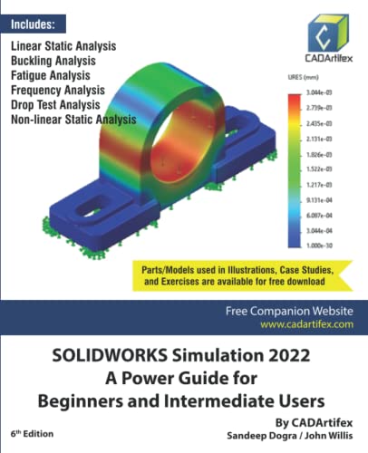 9798445968504: SOLIDWORKS Simulation 2022: A Power Guide for Beginners and Intermediate Users
