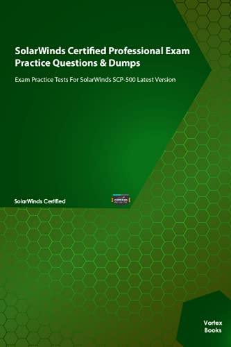 Stock image for SolarWinds Certified Professional Exam Practice Questions and Dumps for sale by PBShop.store US