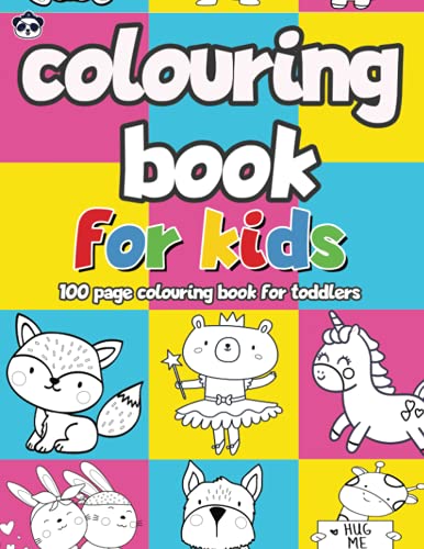 9798452395645: Colouring Book for Kids: 100 page colouring book for toddlers (Colour Learn & Play with Pirate Panda Colouring Books)