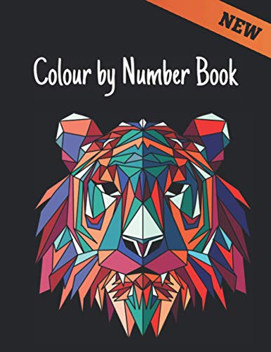 Stock image for Colour by Number: Coloring Book with 60 Color By Number Designs of Animals, Birds, Flowers, Houses Color by Numbers for Adults Easy to H for sale by GreatBookPrices
