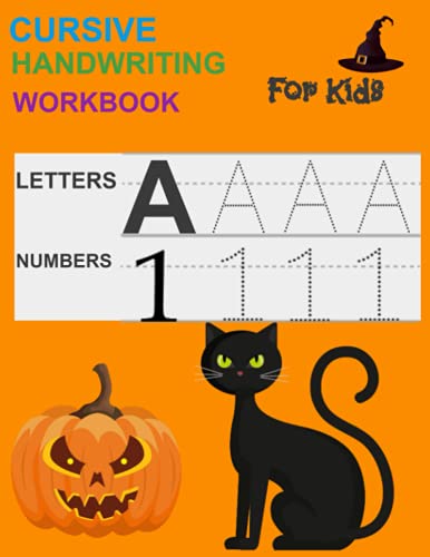 Immagine dell'editore per CURSIVE HANDWRITING WORKBOOK For Kids: Halloween Cursive Handwriting Workbook,2in1 Writing Practice Book to Master Letters & Numbers venduto da Ria Christie Collections