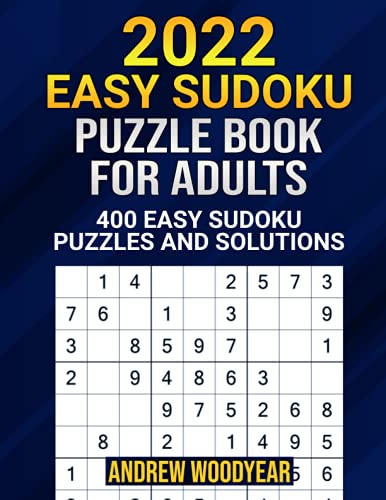 Stock image for 2022 Easy Sudoku Puzzle Book For Adults: 400 Easy Sudoku Puzzles and Solutions Two Puzzles Per Page for sale by Omega