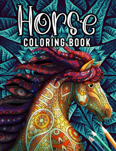 Beispielbild fr Horse Coloring Book: for Girls ages 8-12 - Gift for Horse Lovers Teens zum Verkauf von AwesomeBooks
