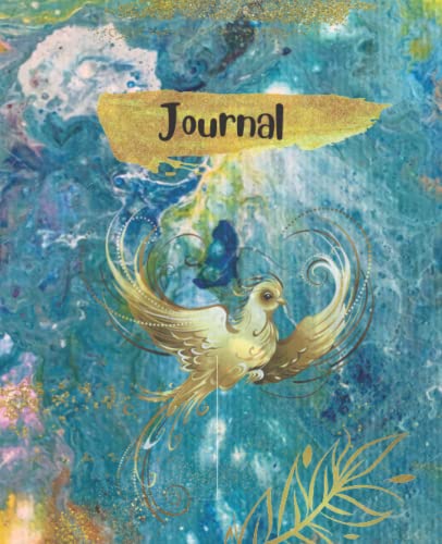 Stock image for Inspirational Journal To Write In for Women and Teens. Blank Lined Journal Notebook with Golden Bird and Tree Of Life Interior. 7.5 x 9.25 in. 100 Pages-Paperback. for sale by Big River Books