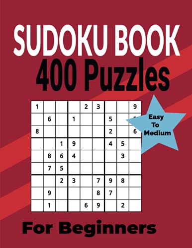 9798500013774: Ultimate 400 Sudoku Puzzles Book For Beginners.: Easy to medium Levels Sudoku Puzzles With Solutions.