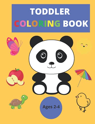 Stock image for Coloring Book for Toddlers 24 years 100 Animals and Daily Things to Learn and ColorFor Kids and Toddlers Ages 1,2,3 4 Toddler Coloring Book Paperback Coloring Book for sale by PBShop.store US