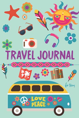 Stock image for Travel Journal For Teens: Prompted Pages to Write and Draw Travel Adventures, Vacation or Summer Traveling Log Book for Teenagers for sale by HPB-Ruby