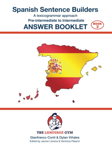 Stock image for Spanish Sentence Builders - Pre-intermediate to Intermediate - ANSWER BOOKLET for sale by Ria Christie Collections