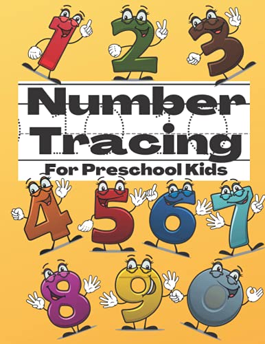 Stock image for Number Tracing For Preschool Kids Tracing Numbers 1 to 10 Practice Book For Homeschool Kids for sale by PBShop.store US