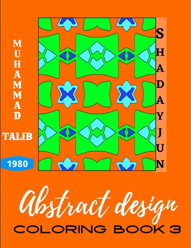 9798512090169: Abstract design coloring book 3