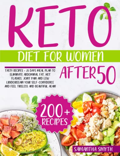 Beispielbild fr Keto Diet For Women After 50: Tasty Recipes + 28 Days Meal Plan to Eliminate Abdominal Fat, Hot flashes, Joint Pain and Low Libido|Regain your Self-Confidence and Feel Tireless and Beautiful Again zum Verkauf von Zoom Books Company