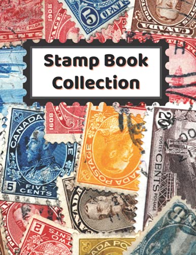 Stock image for Stamp Book Collection: Size 8.5" x 11" (21.59 x 27.94 cm), Stamp Collection Catalog Journal, Professional Stamp Collecting Album for Stamp Collectors for sale by Buchpark